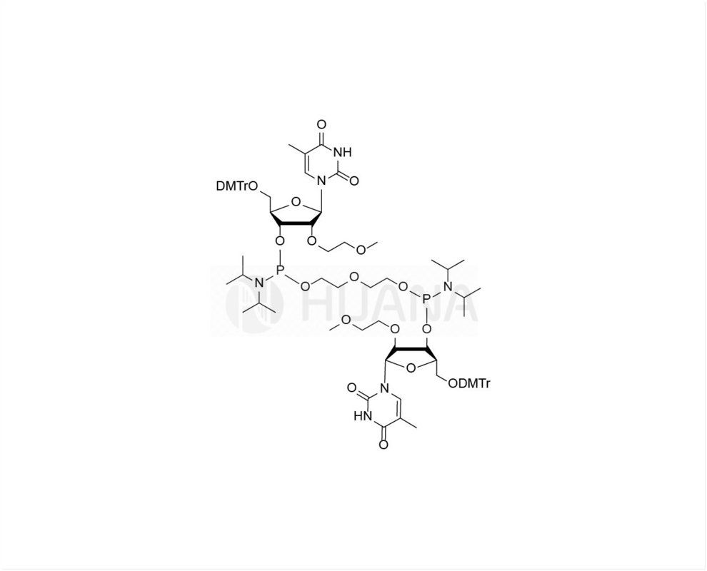 di ((5'-O-DMTr-2'-O-MOE-rT-3'-oxy) - ((oxybis ((ethane-1,2-diyl)) - bis ((diisopropylphosphoramidite)