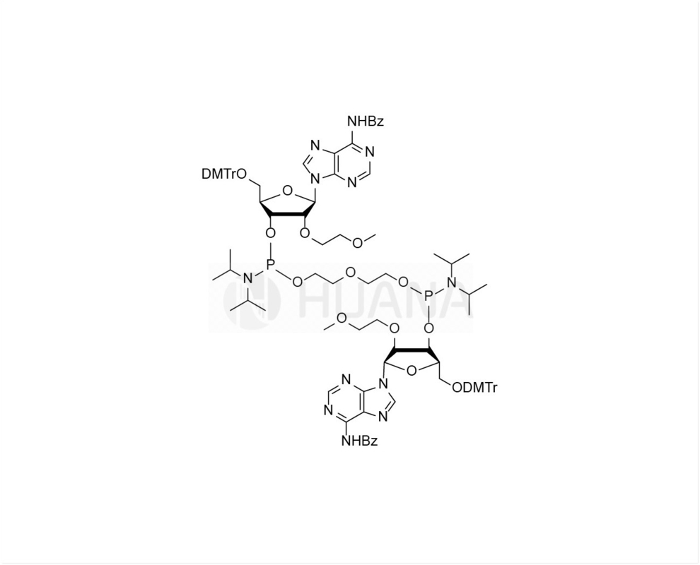 di(5'-O-DMTr-2'-O-MOE-rA(Bz)-3'-oxy) - ((oxybis ((ethane-1,2-diyl)) - bis ((diisopropylphosphoramidite)
